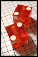 Dice : Dice - Casino Dice - Playboy Red Clear with Uninked Logo - SK Collection buy Nov 2010
